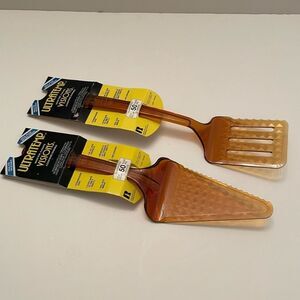 Vintage Ultratemp Amber Visions Spatula Flipper and Cake Lifter Serving…